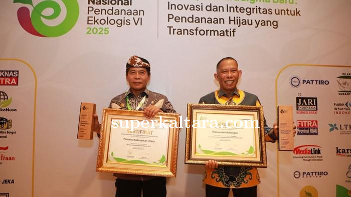 Kaltara Kembali Toreh Prestasi, Gubernur Zainal Terima Penghargaan Pelopor EFT 2025