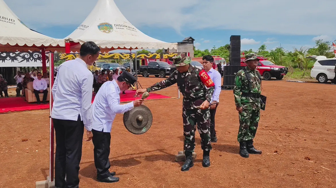 Wabup Tana Tidung Buka TMMD ke-126, Ajak Masyarakat Dukung Pembangunan dan Jaga Semangat Gotong Royo