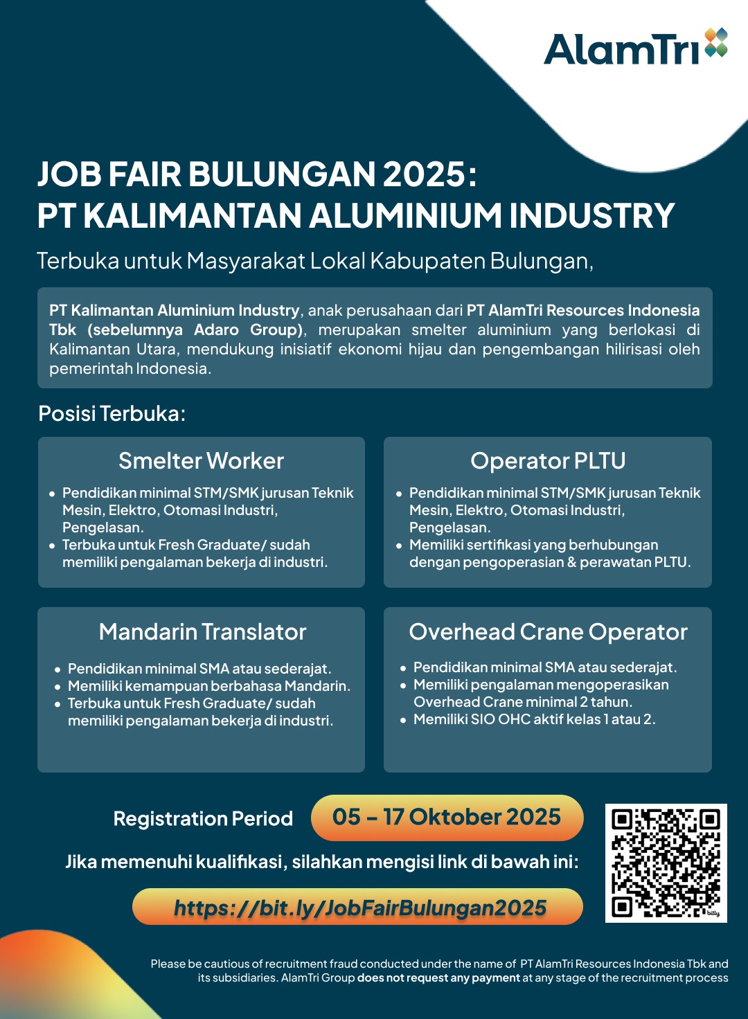 Kanan - Loker PT Alamtri